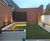 Geometric laser-cut garden screens for modern garden 1