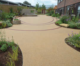 Clearstone® resin bound surfacing for public spaces