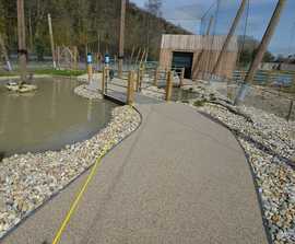 Resin bound pathways - Arundel Wetland Centre