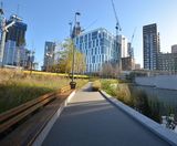Resin bound pathways, Embassy Gardens, Nine Elms, London - on this page