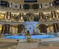 Relocation and refurb of 4-tier interior water feature