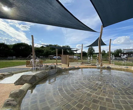 New interactive water play area at Willows Activity Farm