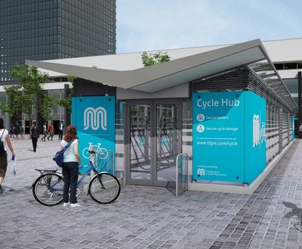 DORMA RST keeps TfGM's £6m commuter cycle hub on track