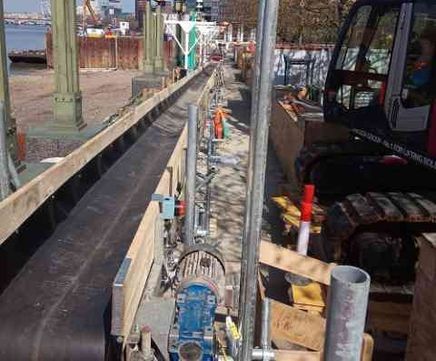 Coveya Easikit 600 conveyor for Thames Tideway project