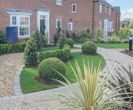 Soft landscaping for community-focused housing