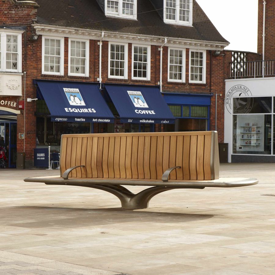 Bespoke seats for Letchworth town centre Factory Furniture ESI
