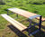 MURTON FSC hardwood and steel picnic table and benches 2