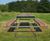 MURTON FSC hardwood and steel picnic table and benches 3