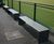 BLOC contemporary steel bench 2
