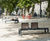 SKOP contemporary FSC timber and stainless steel seat 7