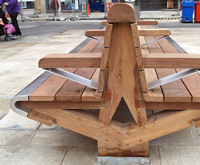 Seating for Cathedral Square, Peterborough