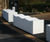 SERPENTINE contemporary granite bench 0