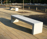 BLOC contemporary concrete seat - on this page