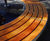 TREE hardwood seat with stainless steel base 10