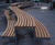Bespoke extra-long picnic tables for Tournai, Belgium 1