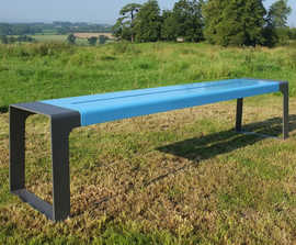 MURTON steel bench