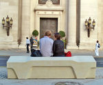 PAS 68 Camden concrete bench