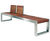 SKOP contemporary FSC timber and stainless steel seat 2
