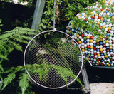 Globe stainless steel chair for Chelsea Flower Show garden - on this page