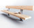 PIK contemporary FSC timber and steel seat 3