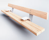 PIK contemporary FSC timber and steel seat - on this page