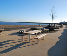 Contemporary picnic sets for Marine Walk Masterplan