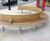 Bespoke curved TREE seats for busy town centre 1