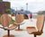 Bespoke rotating seating for Riverside Gardens, London 4