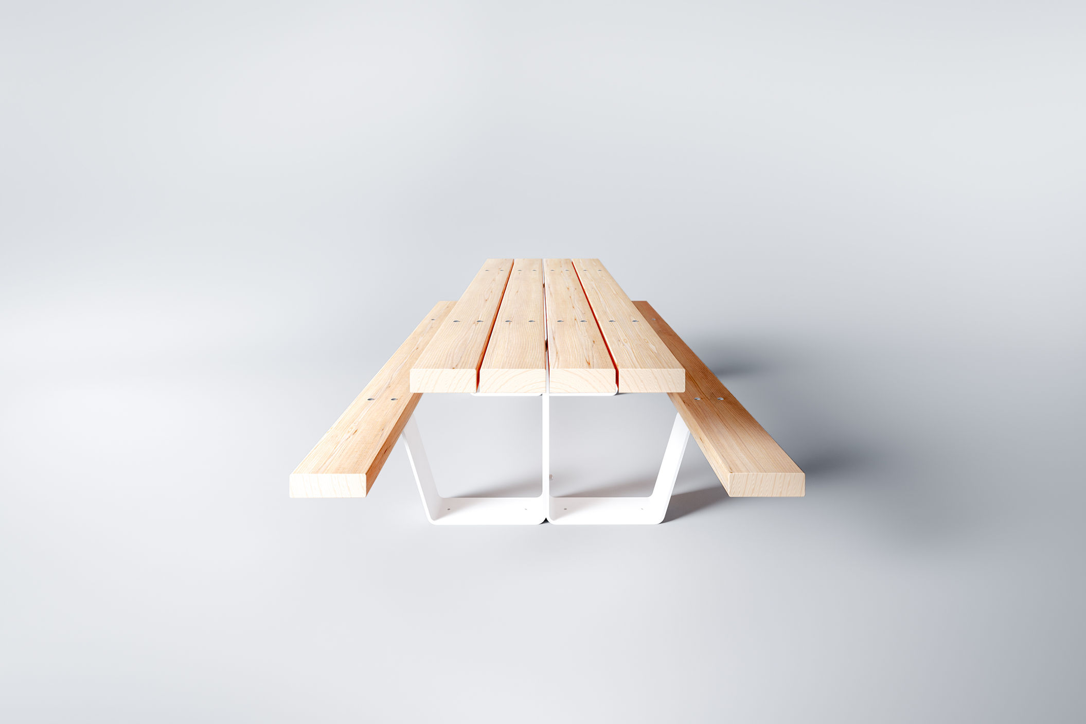 PIK wheelchairaccessible steel and timber picnic table Factory