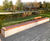 SOCA - contemporary outdoor timber bench with base options 3