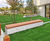 SOCA - contemporary outdoor timber bench with base options 1
