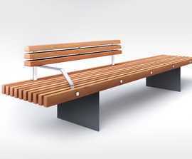 SOCA steel bench