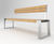 MURTON - contemporary timber and steel outdoor seat for public spaces 3