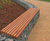 TORD - timber and steel wall-mounted gabion benches 2
