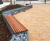 TORD - timber and steel wall-mounted gabion benches 1