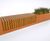 RAKT corten steel bench with timber slats - 0.6m width 2