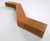 RAKT corten steel bench with timber slats - 0.6m width 0