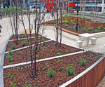 Bespoke street furniture for Colmore Square, Birmingham