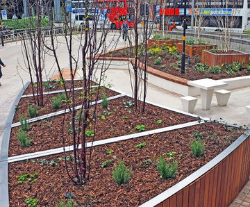 Bespoke street furniture for Colmore Square, Birmingham