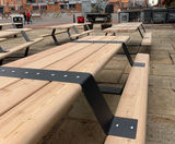 Picnic tables and planters - Canal & River Trust Museum - on this page