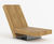 QUAY FSC timber and steel lounger 1