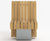 QUAY FSC timber and steel chair 1