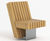 QUAY FSC timber and steel chair 0