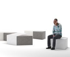 Sonobe outdoor concrete seating