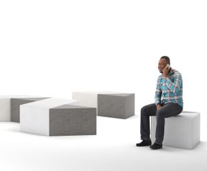 Sonobe outdoor concrete seating