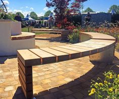 Bespoke benches for RHS Malvern Spring Festival