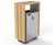 Wood BLOC litter bin 0