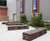 SOCA timber and steel illuminated bench 3
