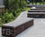 SOCA timber and steel illuminated bench 5