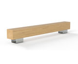 BEAM FSC timber and steel bench - on this page